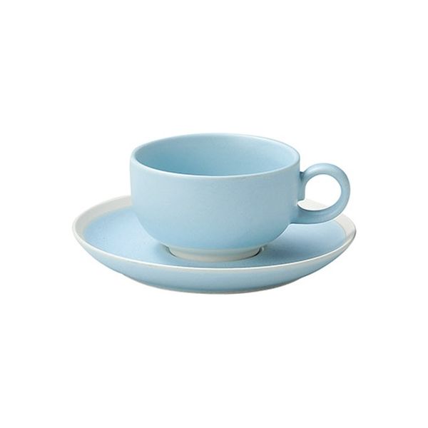 金正陶器 紅茶碗（ソリッドブルー）※カップ(碗)のみ 29204951 1セット(3個)（直送品）