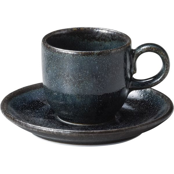金正陶器 デミタス碗（藍潤）※カップ(碗)のみ 08200947 1セット(6個)（直送品）