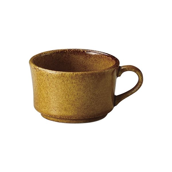 金正陶器 片手スープカップ（琥珀）（ロティ）※カップ(碗)のみ 86261954 1セット(3個)（直送品）