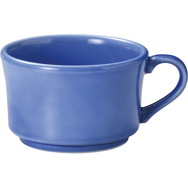金正陶器 片手スープカップ（ブルー）（ロティ）※カップ(碗)のみ 86251954 1セット(3個)（直送品）