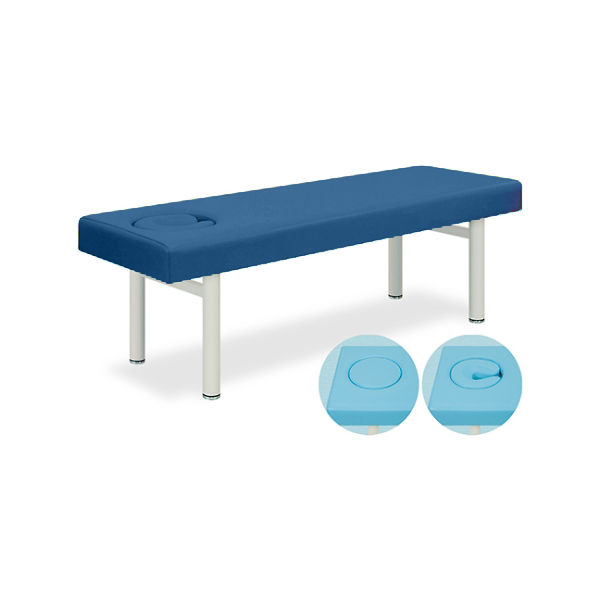 高田ベッド製作所 オメガ式DXベッド 幅70×長さ180×高さ55cm メディブルー TB-934 1個 61-3489-06（直送品）