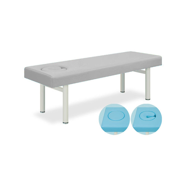 高田ベッド製作所 オメガ式DXベッド 幅70×長さ180×高さ55cm グレー TB-934 1個 61-3489-01（直送品）