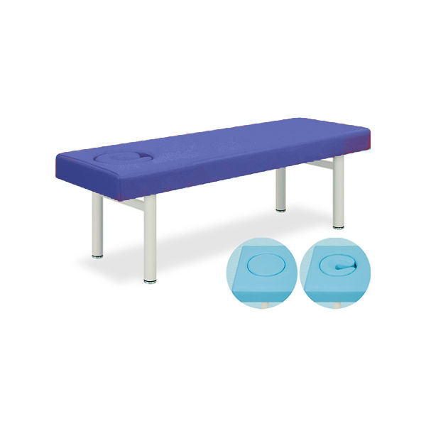 高田ベッド製作所 オメガ式DXベッド 幅65×長さ180×高さ55cm ライトブルー TB-934 1個 61-3487-88（直送品）