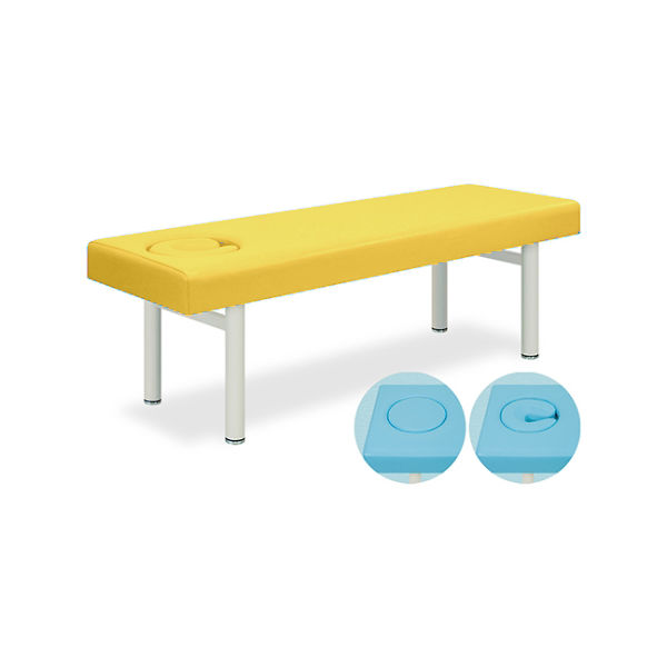 高田ベッド製作所 オメガ式DXベッド 幅70×長さ180×高さ50cm イエロー TB-934 1個 61-3488-81（直送品）