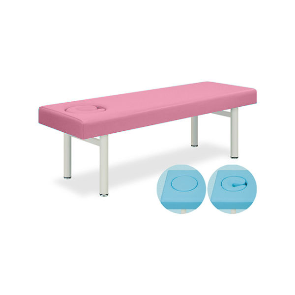 高田ベッド製作所 オメガ式DXベッド 幅70×長さ180×高さ50cm ピンク TB-934 1個 61-3488-80（直送品）