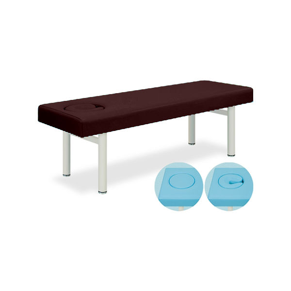 高田ベッド製作所 オメガ式DXベッド 幅70×長さ180×高さ50cm 茶 TB-934 1個 61-3488-77（直送品）