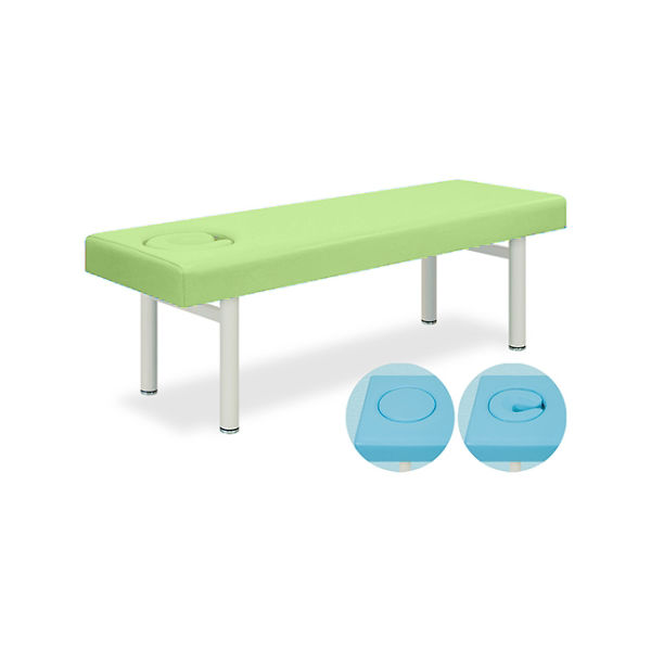 高田ベッド製作所 オメガ式DXベッド 幅70×長さ180×高さ55cm ライムグリーン TB-934 1個 61-3489-08（直送品）