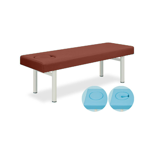 高田ベッド製作所 オメガ式DXベッド 幅70×長さ180×高さ55cm ライトブラウン TB-934 1個 61-3489-09（直送品）