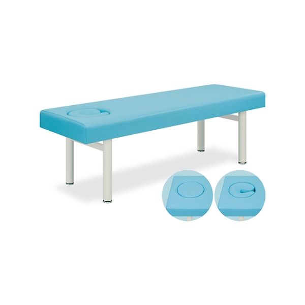 高田ベッド製作所 オメガ式DXベッド 幅70×長さ180×高さ60cm スカイブルー TB-934 1個 61-3489-22（直送品）