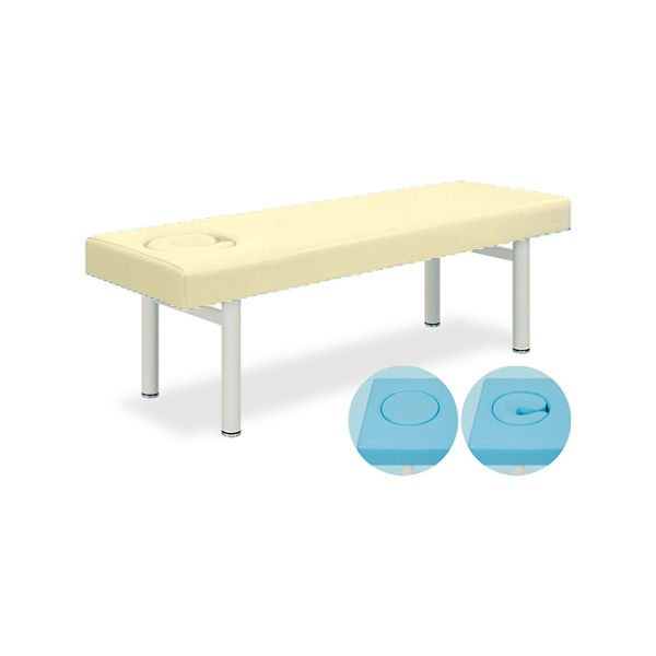 高田ベッド製作所 オメガ式DXベッド 幅70×長さ180×高さ60cm クリーム TB-934 1個 61-3489-23（直送品）