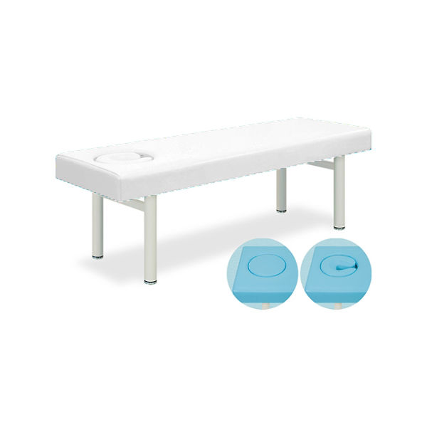 高田ベッド製作所 オメガ式DXベッド 幅65×長さ180×高さ50cm 白 TB-934 1個 61-3487-65（直送品）