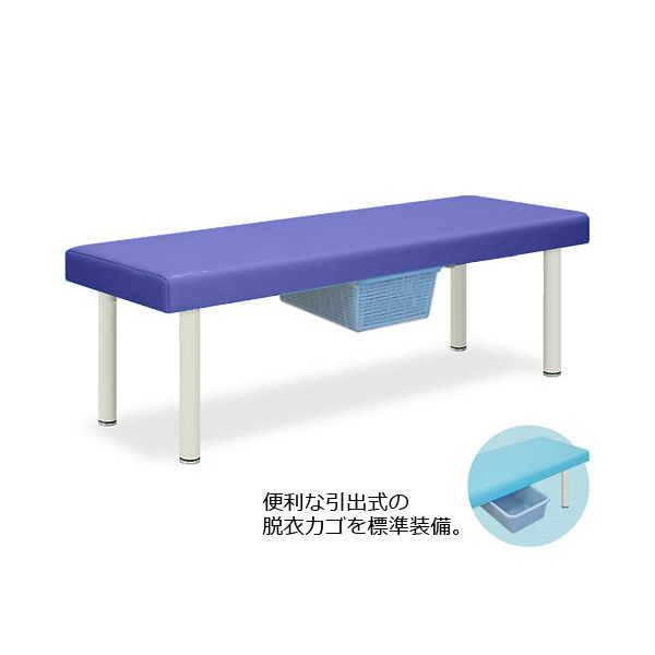 高田ベッド製作所 DXベッド・CP型カゴ付 幅65×長さ180×高さ60cm ライトブルー TB-932 1個 61-4365-36（直送品）