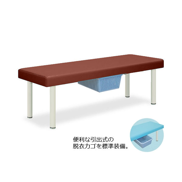 高田ベッド製作所 DXベッド・CP型カゴ付 幅70×長さ180×高さ60cm ライトブラウン TB-932 1個 61-4366-20（直送品）