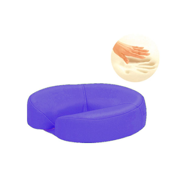 高田ベッド製作所 低反発フェイス 幅29×奥行29×高さ8cm ライトブルー TB-77C-160 1個 61-3726-66（直送品）