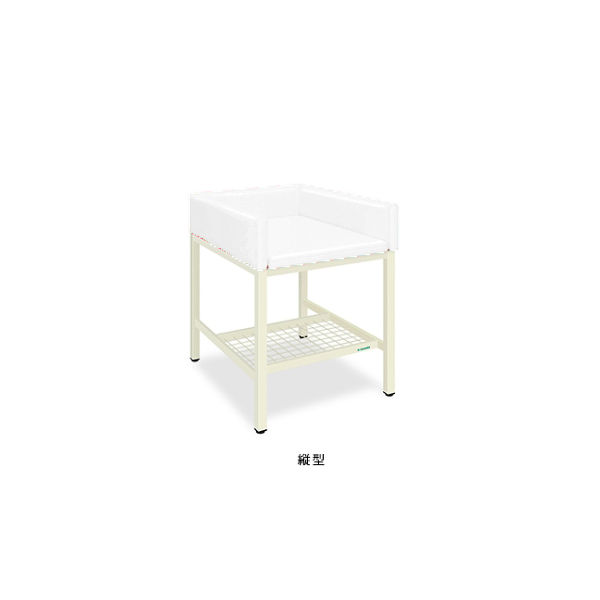高田ベッド製作所 オムツ交換台(縦型) 幅70(全幅70)×奥行90(全奥行95)×高さ85(全高103)cm 白 TB-721-01 1個（直送品）