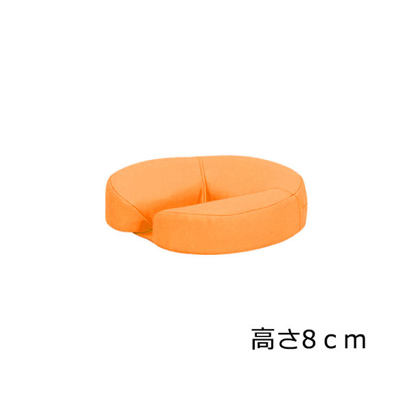 高田ベッド製作所 ニューフェイス 幅29×奥行29×高さ8cm オレンジ TB-77C-126 1個 61-3726-38（直送品）