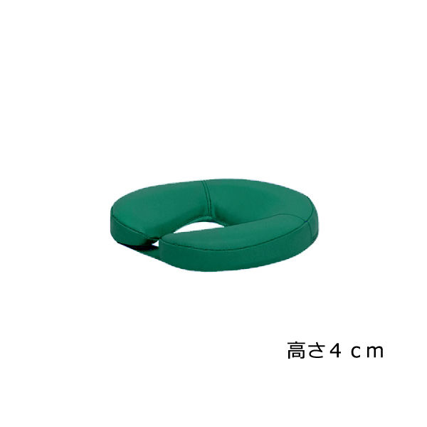 高田ベッド製作所 ニューフェイス 幅29×奥行29×高さ4cm メディグリーン TB-77C-126 1個 61-3726-25（直送品）