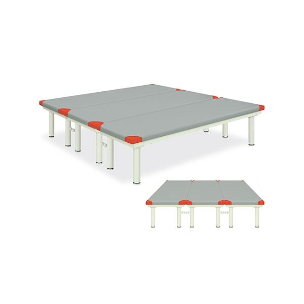 高田ベッド製作所 連結キングホーム 幅195×長さ180×高さ50cm 黒 TB-1149 1個 61-5033-40（直送品）