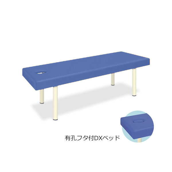 高田ベッド製作所 有孔フタ付DXベッド 幅70×長さ180×高さ50cm ライトブルー TB-581 1個 61-3460-44（直送品）
