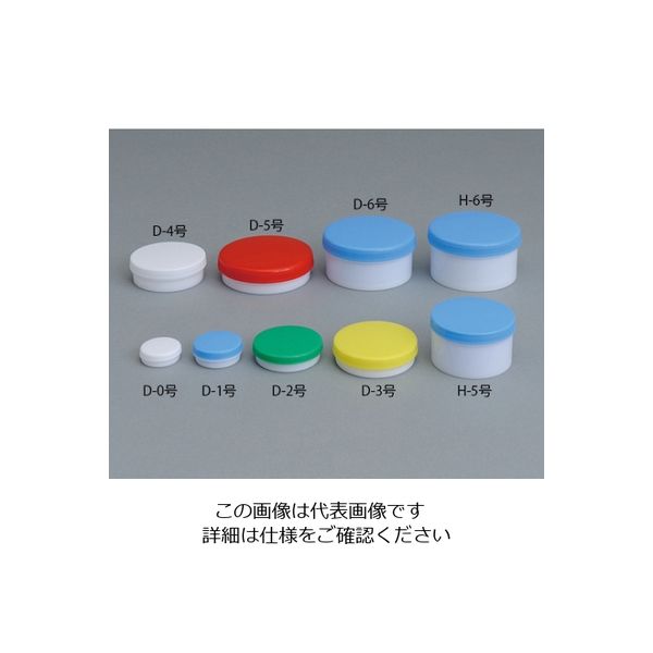 エムアイケミカル 軟膏容器 M型容器Dー0号 2.5mL 白キャップ