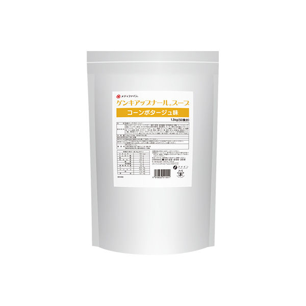 ファイン ゲンキアップナールスープ コーンポタージュ味(1.3Kg) 8袋入り 62-2051-28 1ケース(8袋)（直送品）
