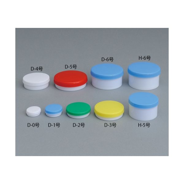 エムアイケミカル 軟膏容器 M型容器Dー6号(100) 115mL 赤キャップ 滅菌済 645610 5 1ケース(50個)（直送品）