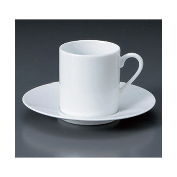アースモス 美濃焼 カップ＆ソーサー WYワイドリム切立コーヒーC/S [160cc] （3個入）（直送品）