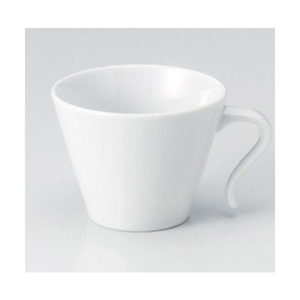 アースモス 美濃焼 マグカップ 白オープンスタック兼用碗 [210cc] （6個入）（直送品）