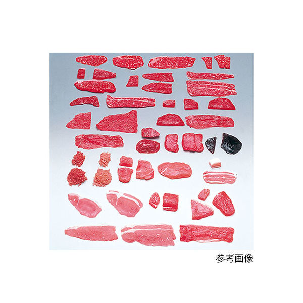 イワイサンプル フードモデル(獣鳥肉類) 牛肉脂身なしもも薄切り60g 5-21 1個 62-8599-94（直送品）