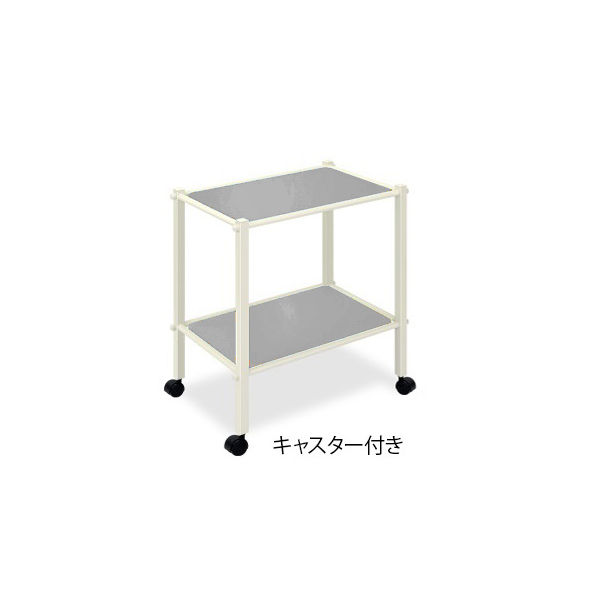 高田ベッド製作所 LSワゴン(キャスター付き) 幅60×奥行46×高さ70cm グレー TB-1010-01 1台 62-8623-87（直送品）