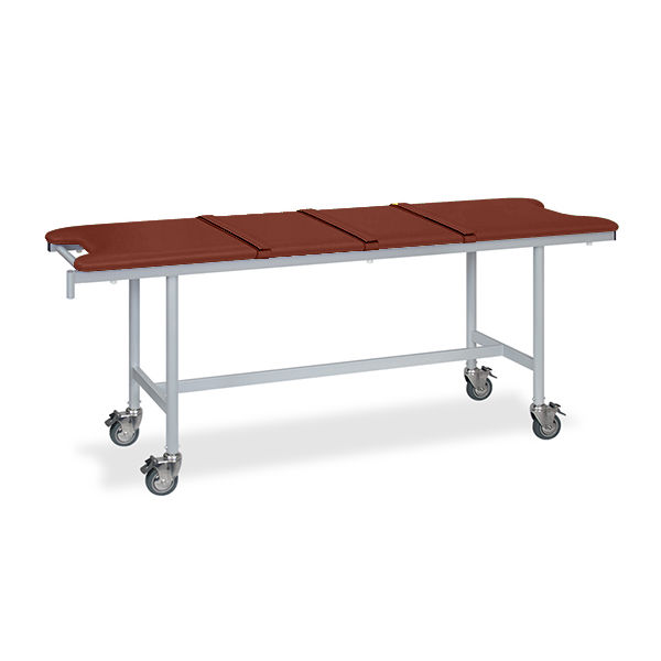 高田ベッド製作所 アルミストレッチャー100(ベルト付き) 幅65×長さ180×高さ85cm ライトブラウン TB-1351 1個（直送品）