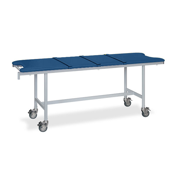 高田ベッド製作所 アルミストレッチャー100(ベルト付き) 幅60×長さ180×高さ75cm メディブルー TB-1351 1個（直送品）