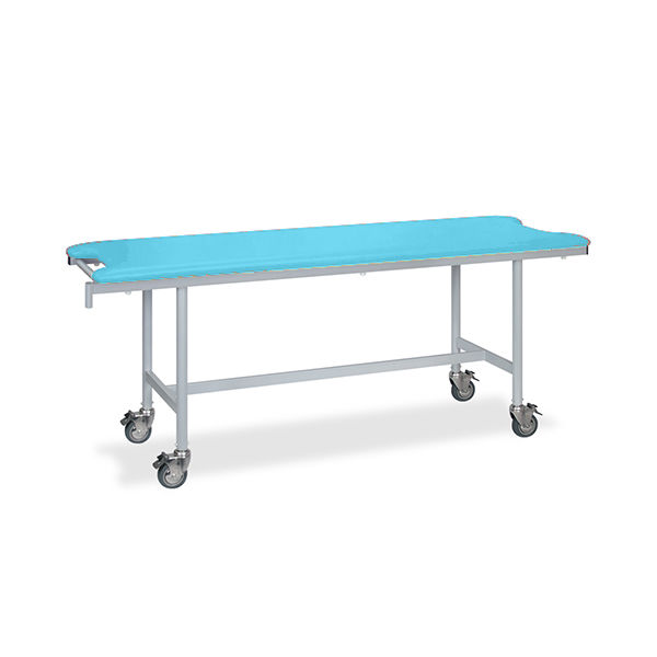 高田ベッド製作所 アルミストレッチャー100 幅60×長さ180×高さ90cm スカイブルー TB-1348 1個 62-5014-31（直送品）