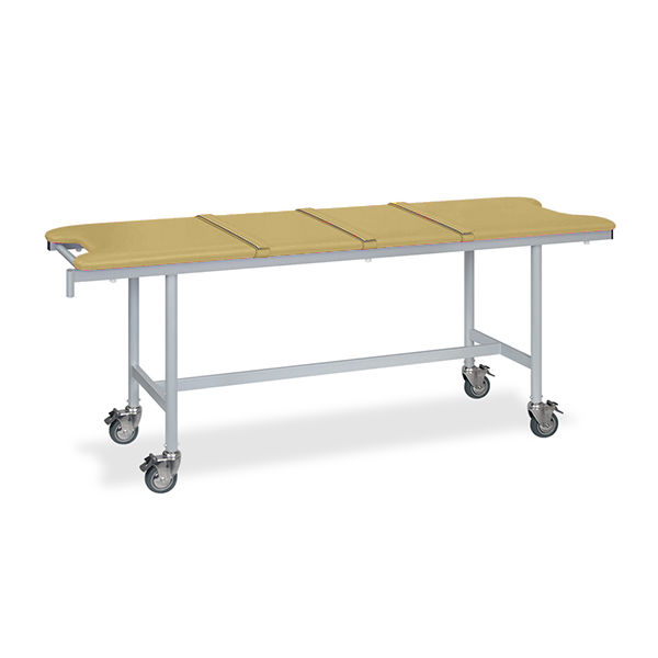 高田ベッド製作所 アルミストレッチャー100(ベルト付き) 幅70×長さ180×高さ80cm アイボリー TB-1351 1個（直送品）