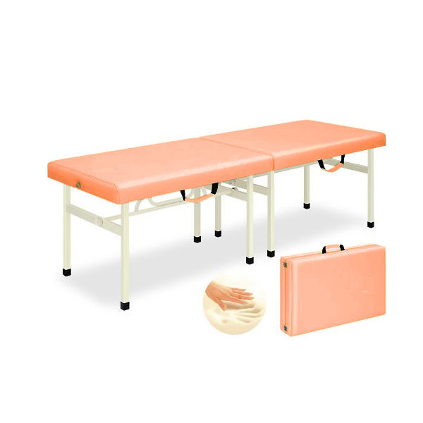 高田ベッド製作所 メモリーオリコ 幅55×長さ180×高さ65cm オレンジ TB-754 1個 63-0010-91（直送品）