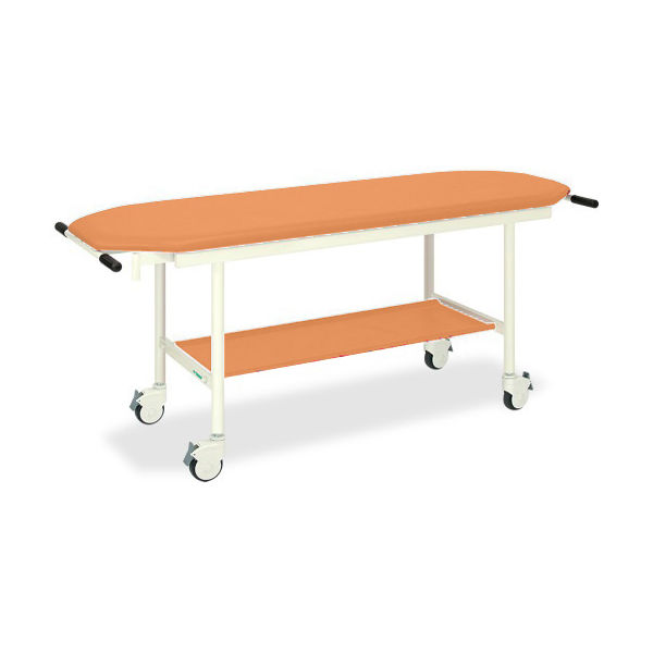 高田ベッド製作所 ライトストレッチャー100 幅70×長さ190×高さ80cm オレンジ TB-1029 1台 62-8704-54（直送品）