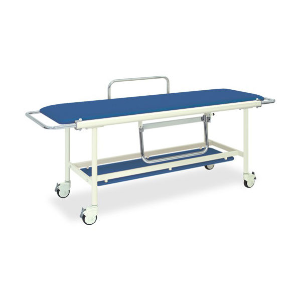 高田ベッド製作所 ストレッチャー100 幅60×長さ200(座シート180)×高さ80cm メディブルー TB-623 1台（直送品）
