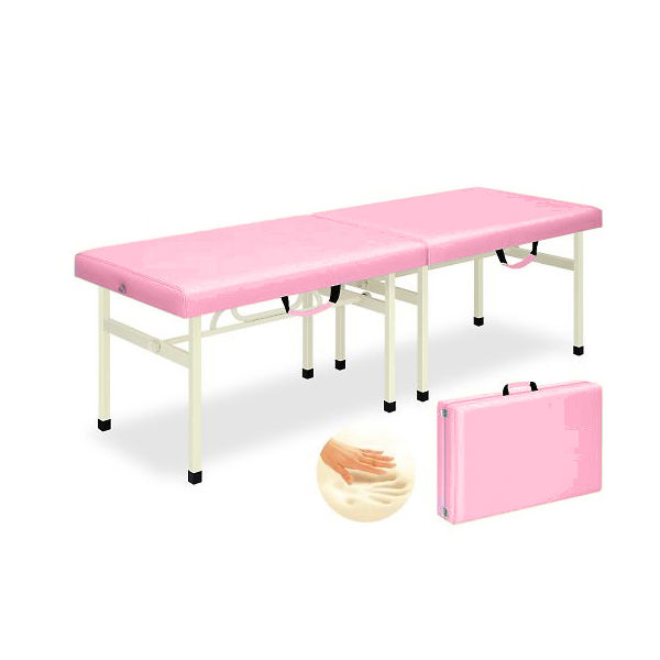 Takada 高田ベッド オリコベッド 施術ベッド ピンク オリコベッド 幅65×長さ180×高さ65cm ピンク 高田ベッド TB-