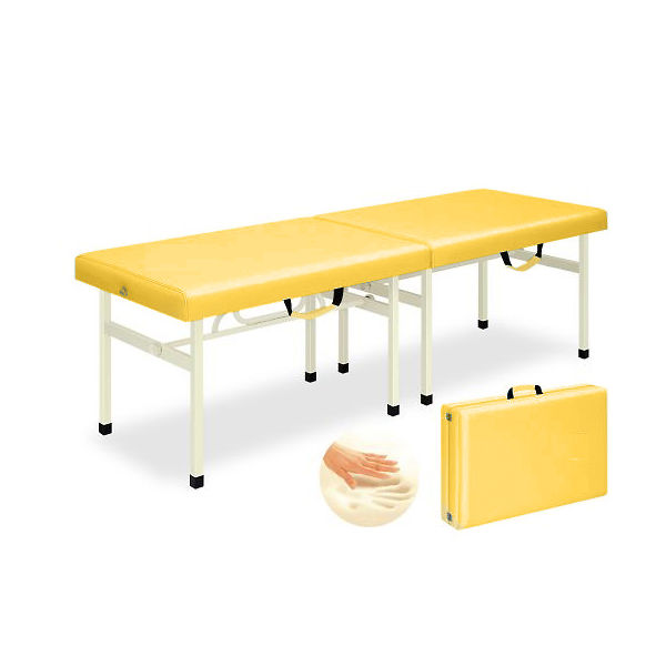 高田ベッド製作所 メモリーオリコ 幅45×長さ180×高さ50cm イエロー TB-754 1個 63-0004-53（直送品）