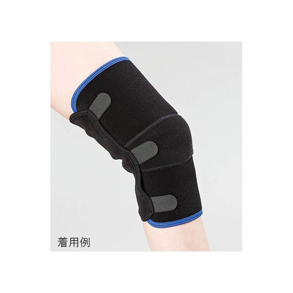 ハヤシ・ニット ひざ固定用ベルト コイルボーン付 1枚入 M ブラック 3520 1枚 62-2991-58（直送品）