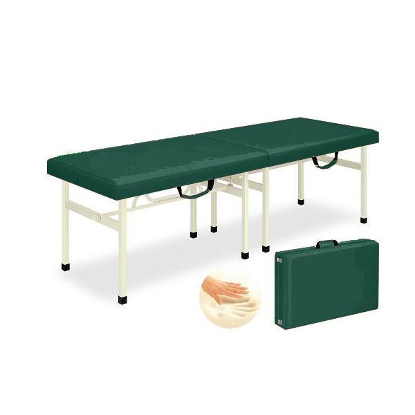 高田ベッド製作所 メモリーオリコ 幅55×長さ180×高さ55cm メディグリーン TB-754 1個 63-0010-60（直送品）