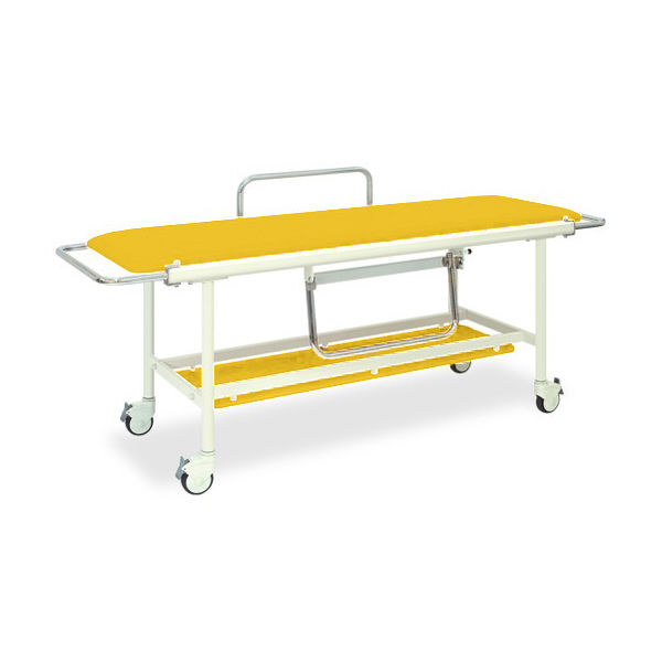 高田ベッド製作所 ストレッチャー100 幅60×長さ200(座シート180)×高さ85cm イエロー TB-623 1台（直送品）