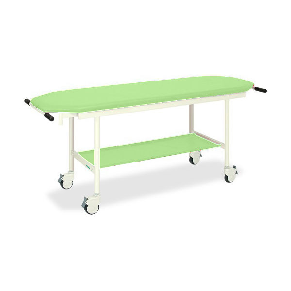高田ベッド製作所 ライトストレッチャー100 幅70×長さ180×高さ80cm ライムグリーン TB-1029 1台 62-8703-69（直送品）
