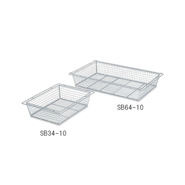 サカセ化学工業 ステンレス製 バスケット(W515×D318×H95mm) SB64-10 1個 62-0852-77（直送品）