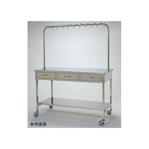 柏ステンレス工業 点滴処置台 引出 テンテキショチダイMD-T 62-2715 ナビスカタログ