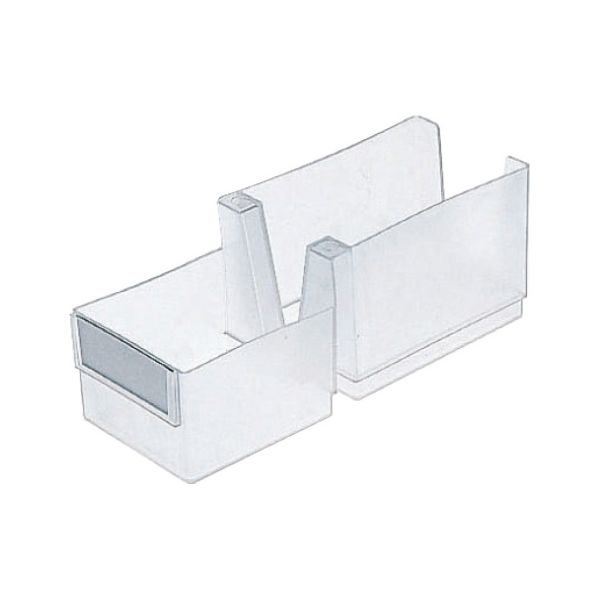 サカセ化学工業 注射セットケース(W62×D167×H62mm)クリアホワイト ST-2 1個 62-0853-77（直送品）