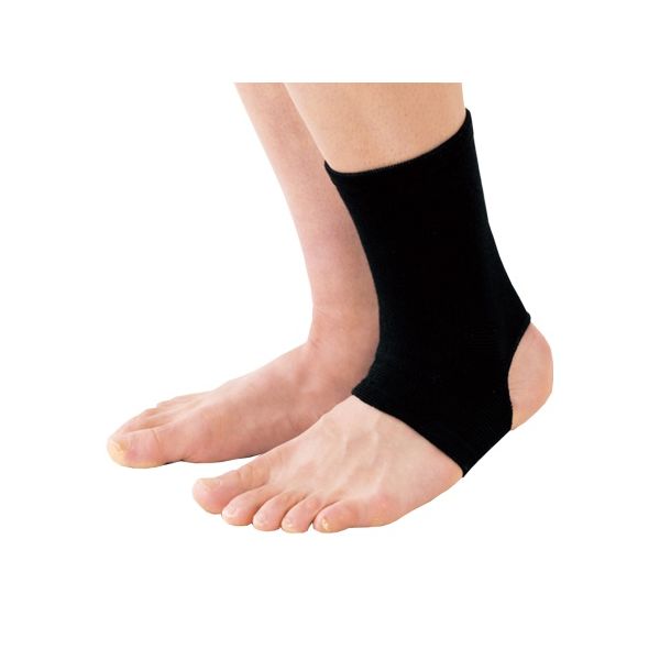 D&M 強圧迫サポーター(足首) #531 ブラック L 1個 62-0872-02（直送品）
