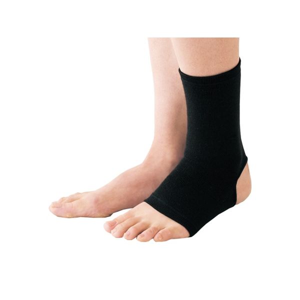 D&M 中圧迫サポーター(足首) #521 ブラック M 1個 62-0871-77（直送品）