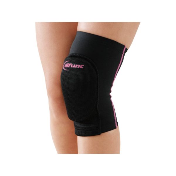 D&M トリコットニーパッド #Dー808 ブラックXピンク L 1個 62-0872-32（直送品）