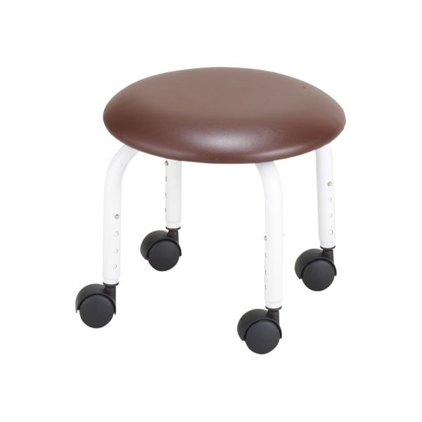 西村製作所 フットチェア ブラウン 60637 1個 62-3873-94　　ナビスカタログ（直送品）